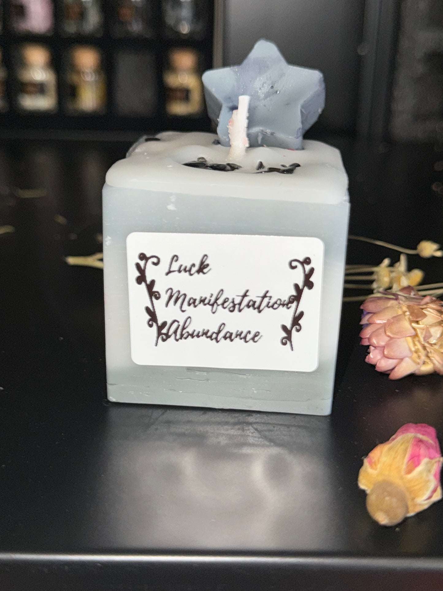 Square pillar candle